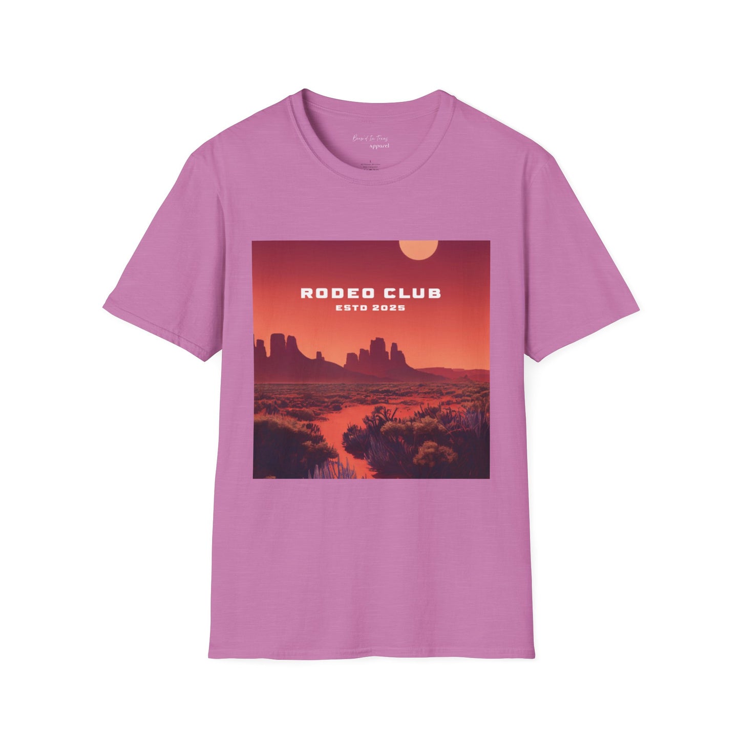 Rodeo Club Unisex Softstyle Vintage Sunset T-Shirt