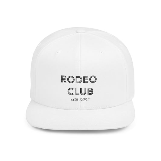 Rodeo Club Flat Bill Snapback Cap