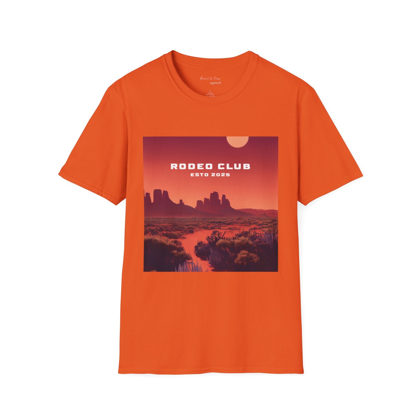 Rodeo Club Unisex Softstyle Vintage Sunset T-Shirt
