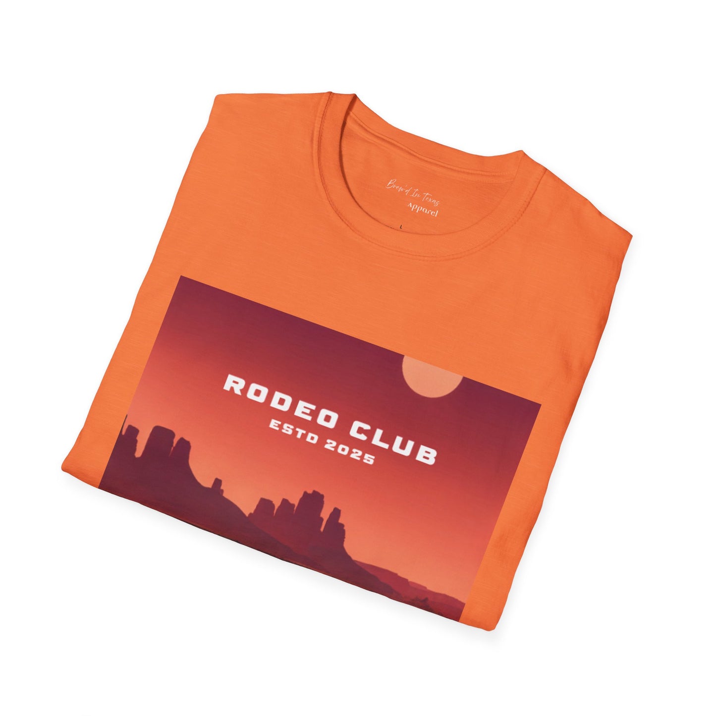 Rodeo Club Unisex Softstyle Vintage Sunset T-Shirt