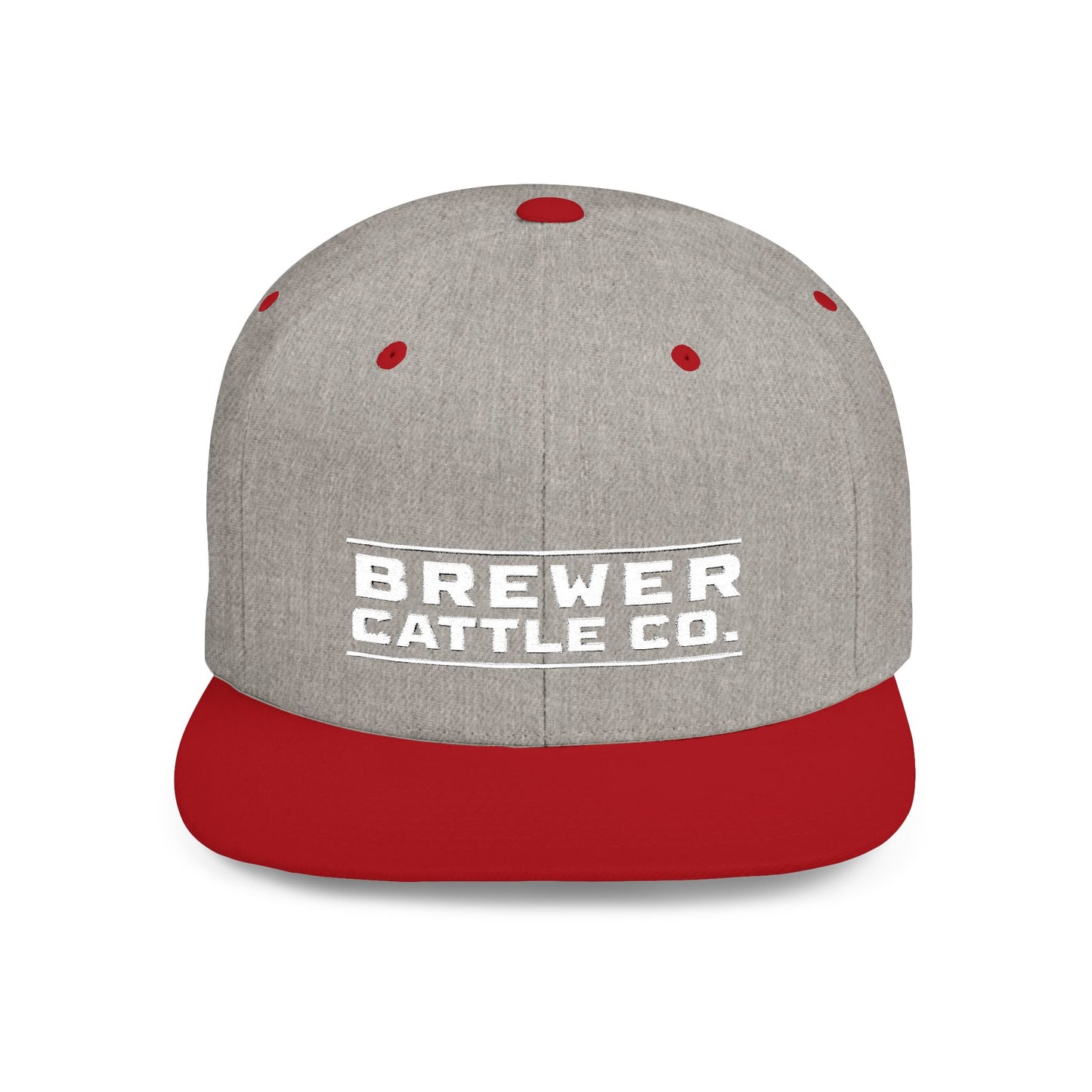 Brew'd In Texas Brewer Cattle Co. Flat Bill Snapback Hat