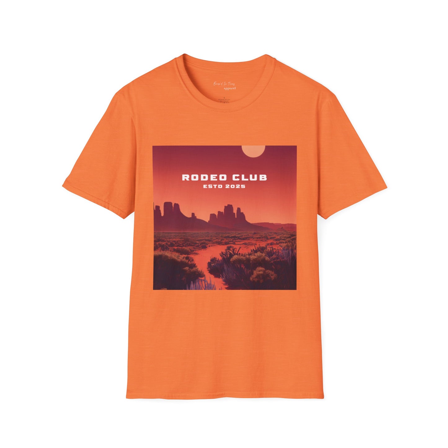 Rodeo Club Unisex Softstyle Vintage Sunset T-Shirt