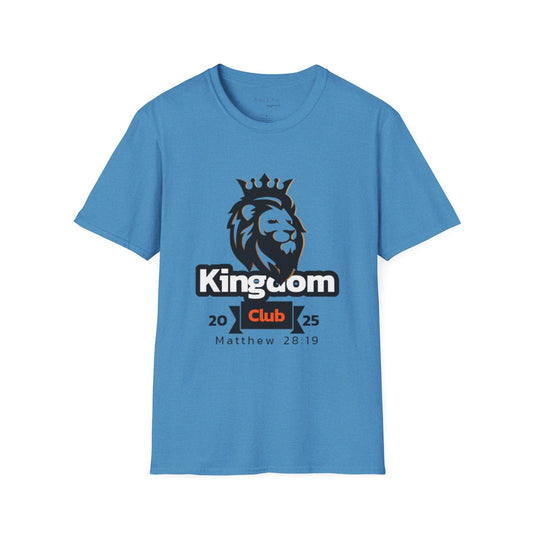 Kingdom Club Unisex Softstyle T-Shirt with Lion Design