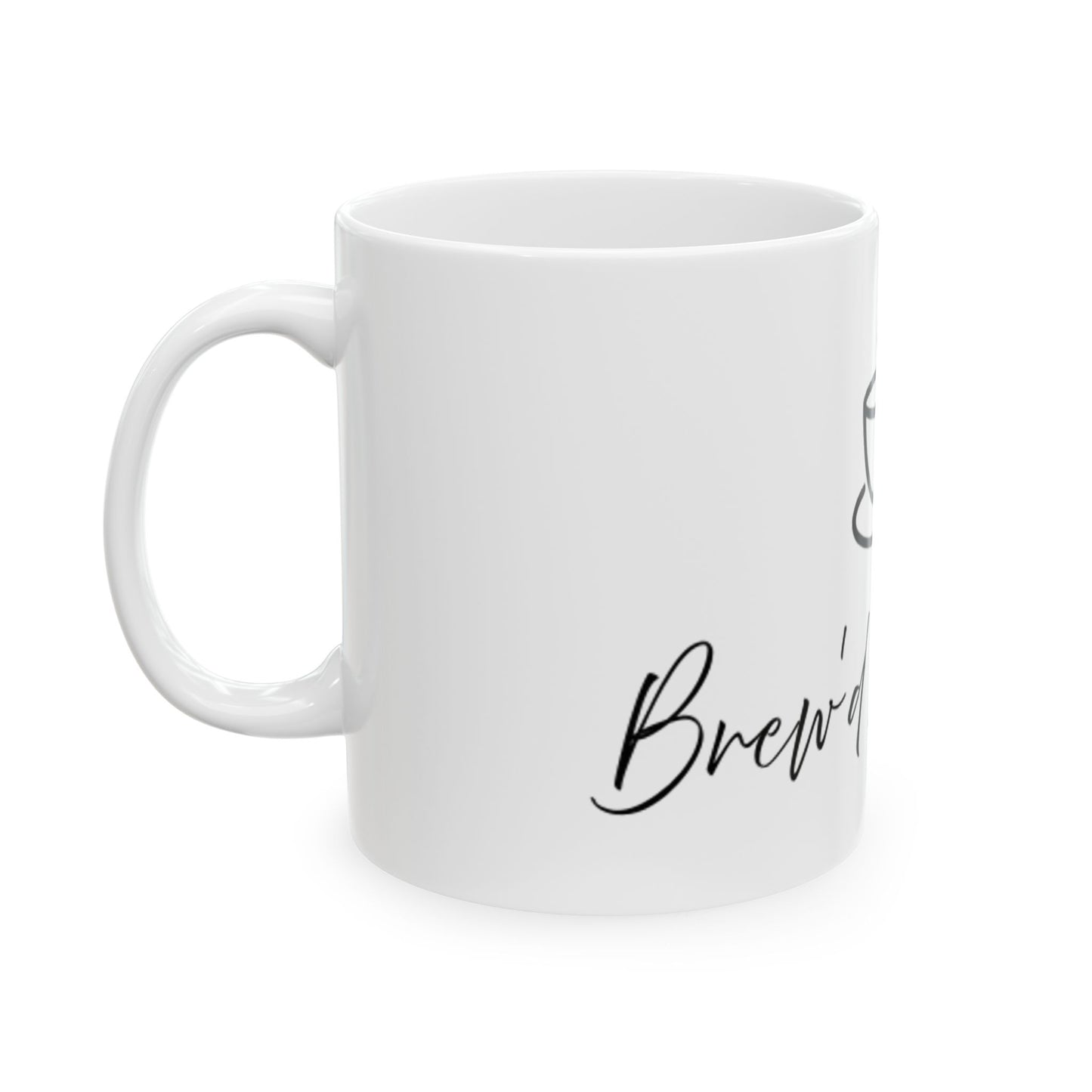 Brew'd In Texas Ceramic Coffee Mug
