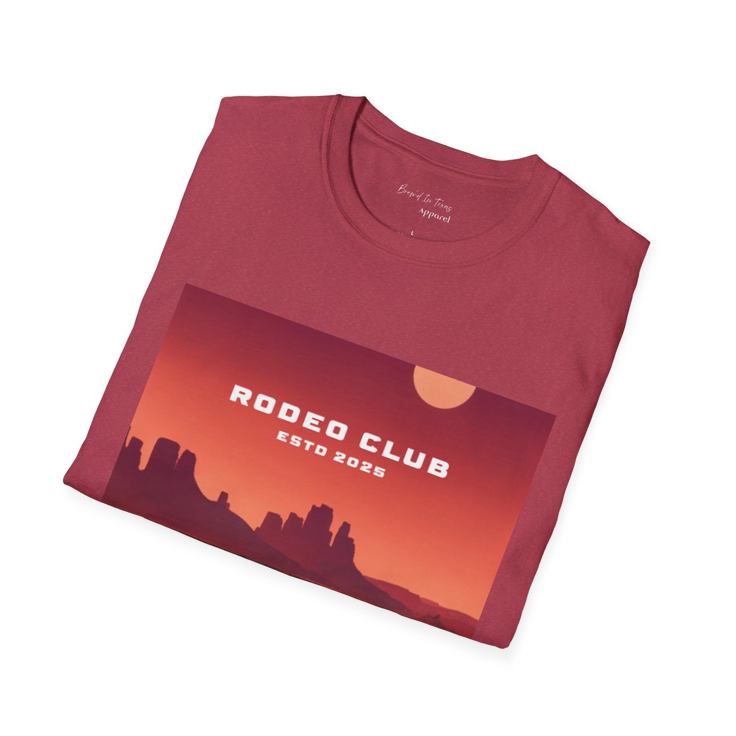 Rodeo Club Unisex Softstyle Vintage Sunset T-Shirt