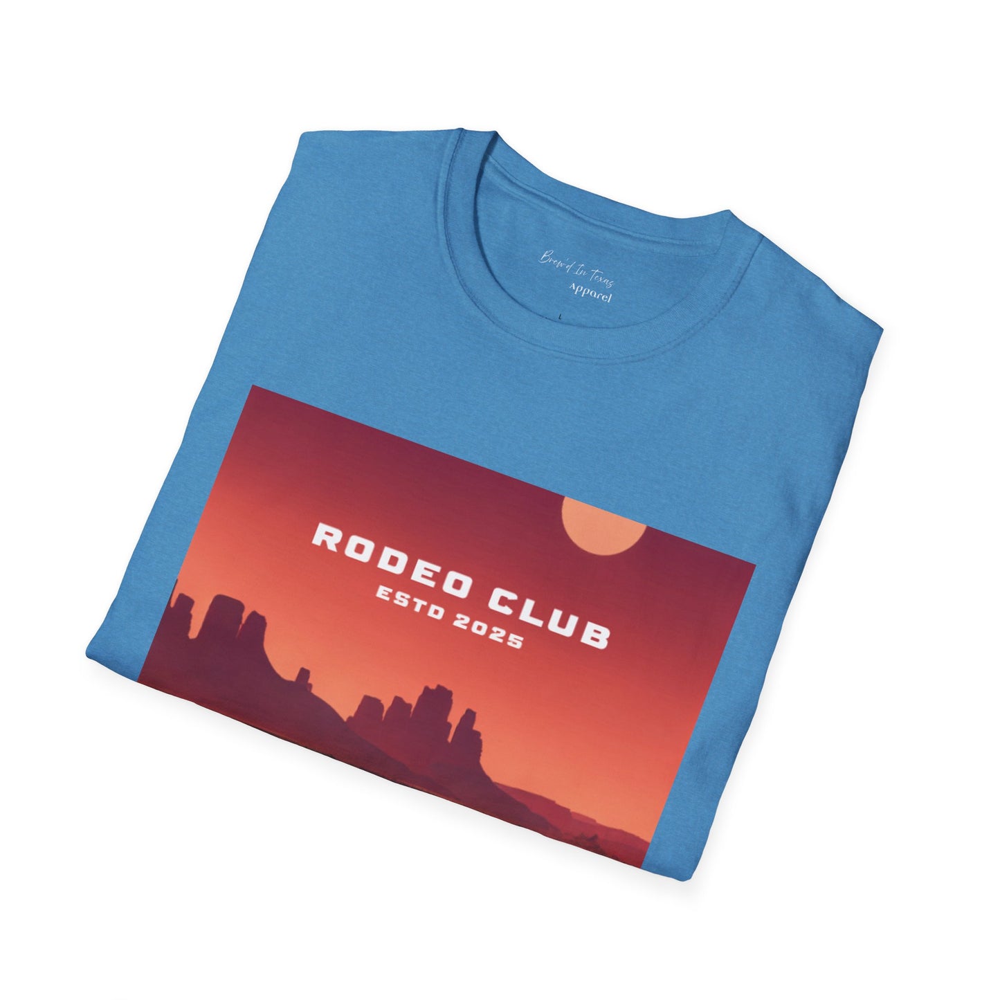 Rodeo Club Unisex Softstyle Vintage Sunset T-Shirt
